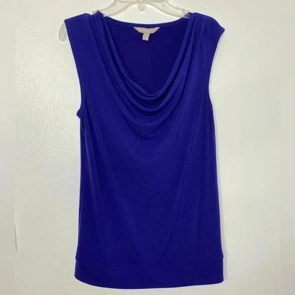 Banana Republic Blue Draped Blouse - Picture 3 of 6